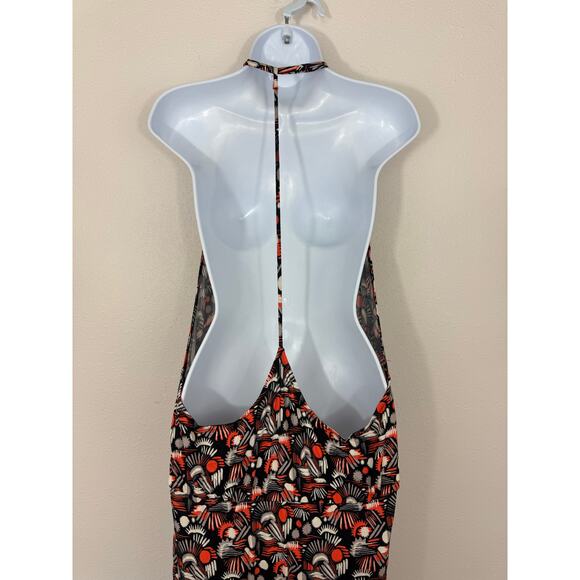 Free People Daria Halter Maxi Dress Black Combo NWT XL - Picture 8 of 11